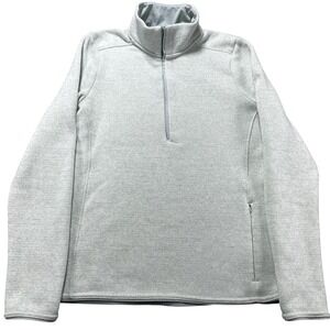 Under Armour ColdGear Pullover Womens Med Blue 1/4 Zip Fleece Mock Neck Thermal